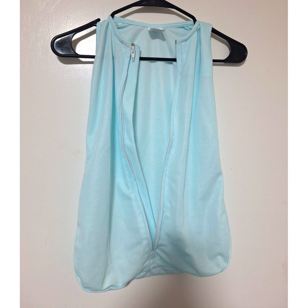 Medline Comfort Knit Wearable Blanket Sleep Sack Blue 0-6 Months Unisex MPN